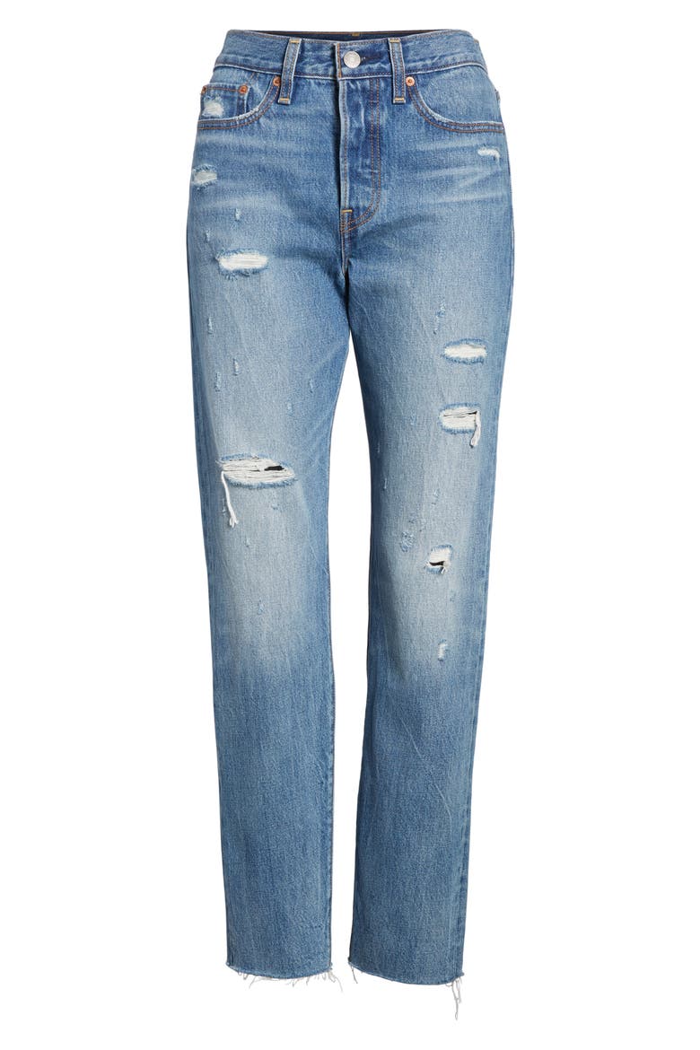 Levi's® Wedgie High Waist Crop Jeans, Alternate, color, PARTNER IN CRIME