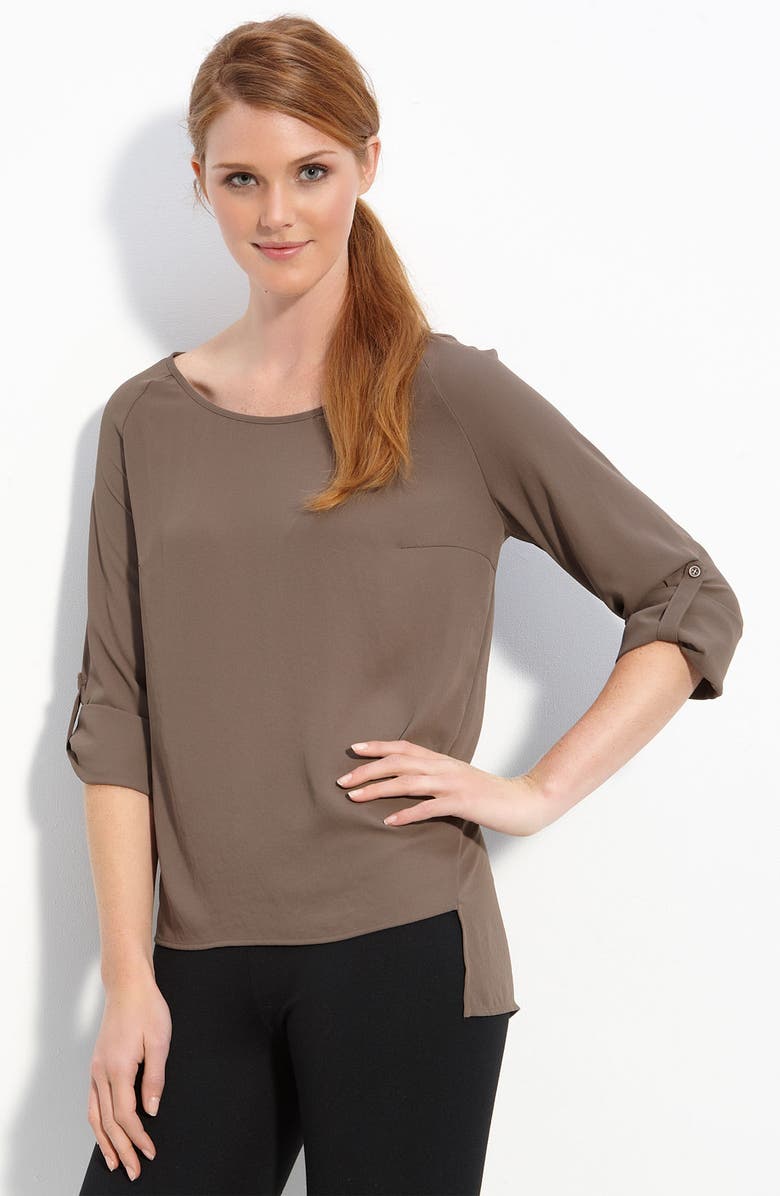 Pleione Drop Hem Blouse, Main, color,