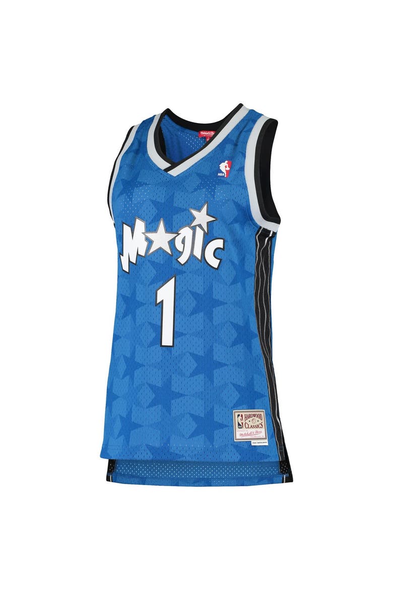 Women's Mitchell & Ness Tracy McGrady Blue Orlando Magic 2000/01 Hardwood Classics Swingman Jersey, Alternate, color, Blue