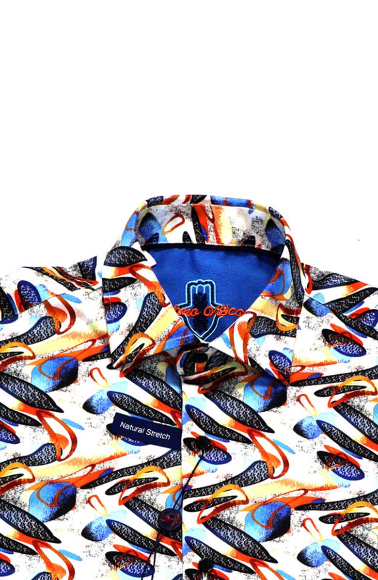 Luchiano Visconti Multicolor Oblong Shape Shirt Signature Collection, Alternate, color, 