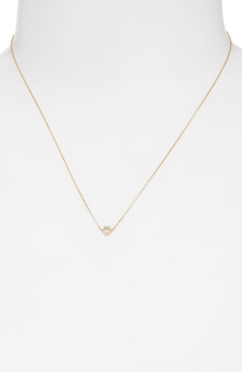 Dana Rebecca Designs Sadie Diamond Pendant Necklace, Alternate, color, 