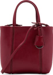 MANGO Mini Faux Leather Tote