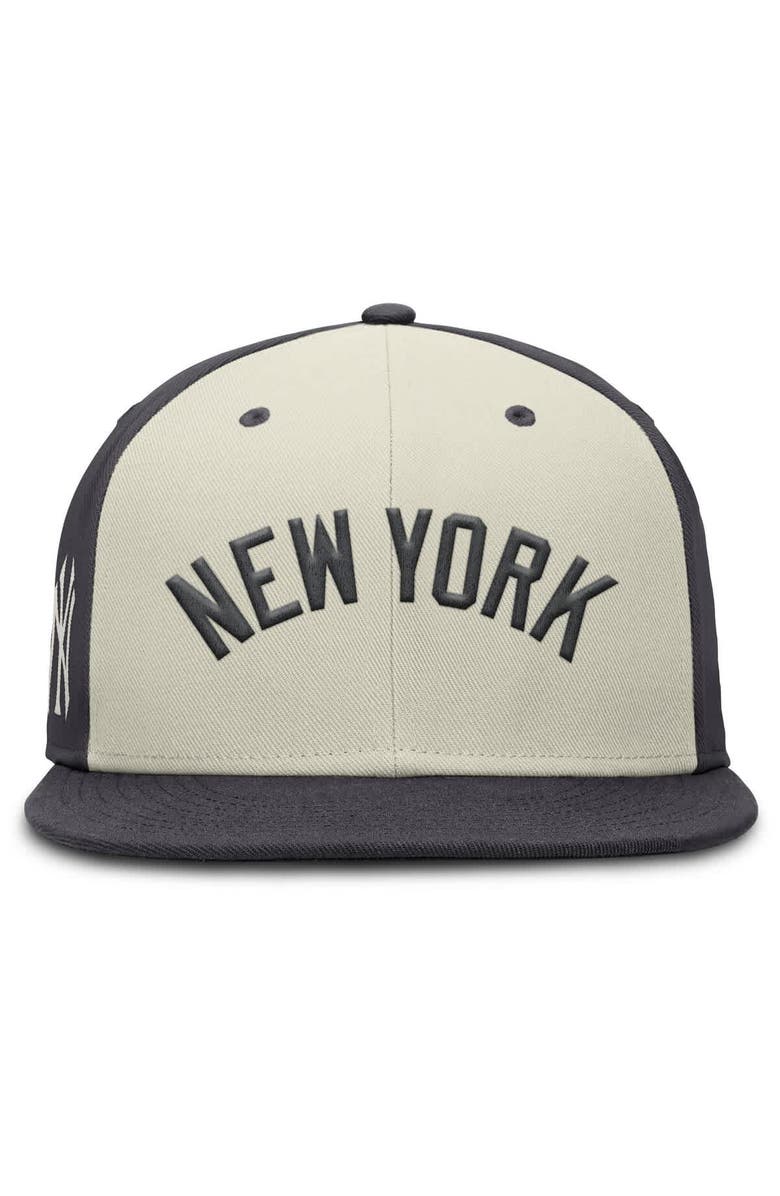Nike Men's Nike  Cream New York Yankees Dri-FIT True Fitted Hat, Alternate, color, Cream