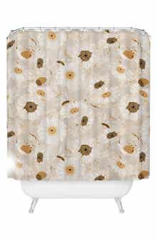 Deny Designs Daisy Garden Shower Curtain