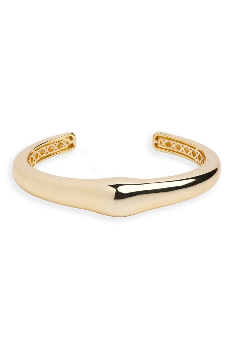 Bamboo Mini Cuff Bracelet, Main, color, GOLD