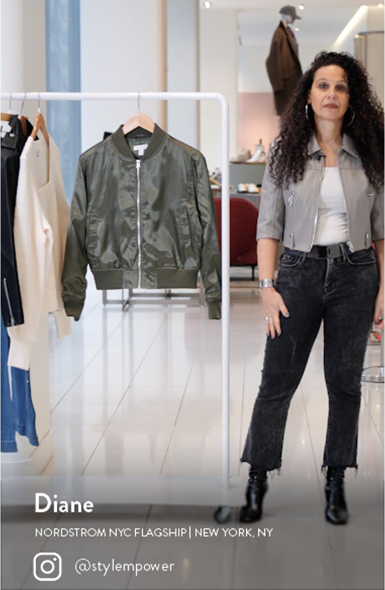 Satin Bomber Jacket, sales video thumbnail