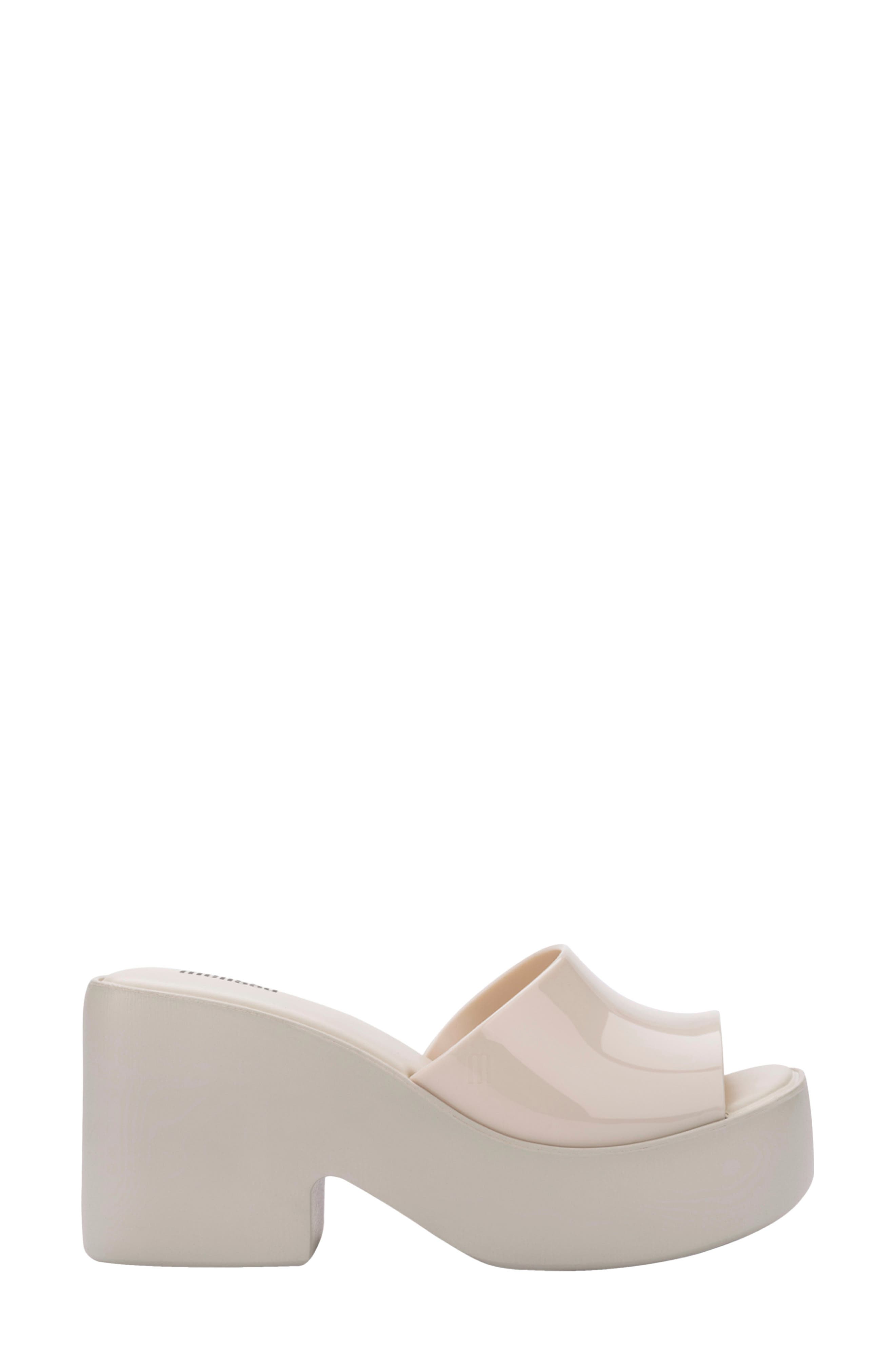 Posh Platform Slide Sandal, Alternate, color, LIGHT BEIGE
