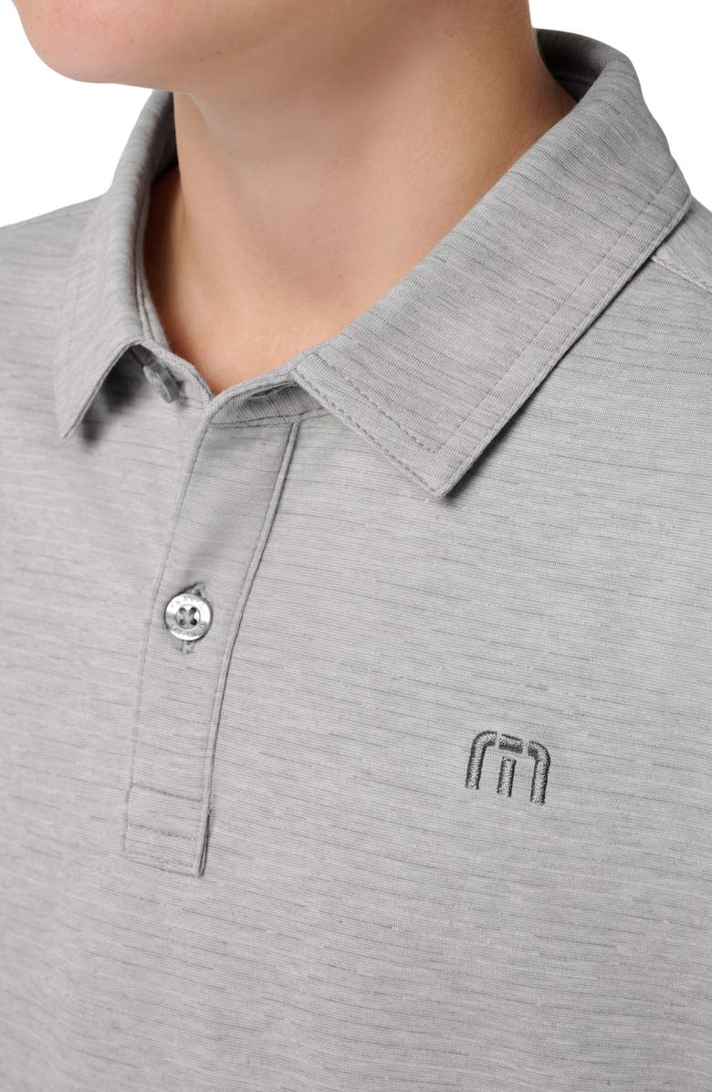 TravisMathew Kids' Y The Heater Polo, Alternate, color, Heather Microchip