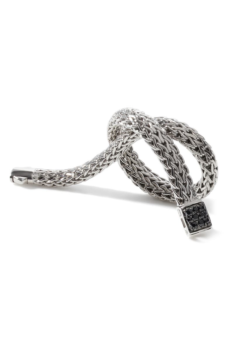 John Hardy Icon Bracelet, Sterling Silver, Pavé, 6.5mm, Alternate, color, 