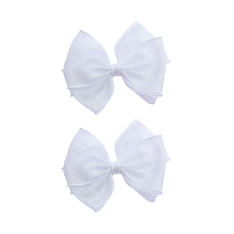 Sparkle Bow Hair Clip Set