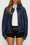 Princess Polly Jayton Faux Leather Jacket