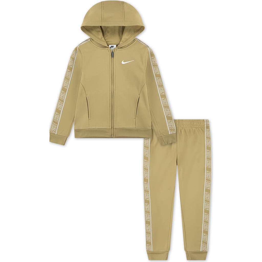 Nike Kids' Dri-fit Zip Hoodie & Joggers Set In Green