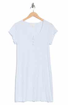 Laura Ashley Stripe Rib Nightgown