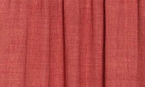 Max Studio Tiered Crepe Maxi Dress In H. Washed Red