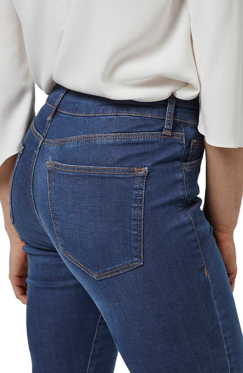 Topshop Leigh High Waist Skinny Jeans, Alternate, color, 
