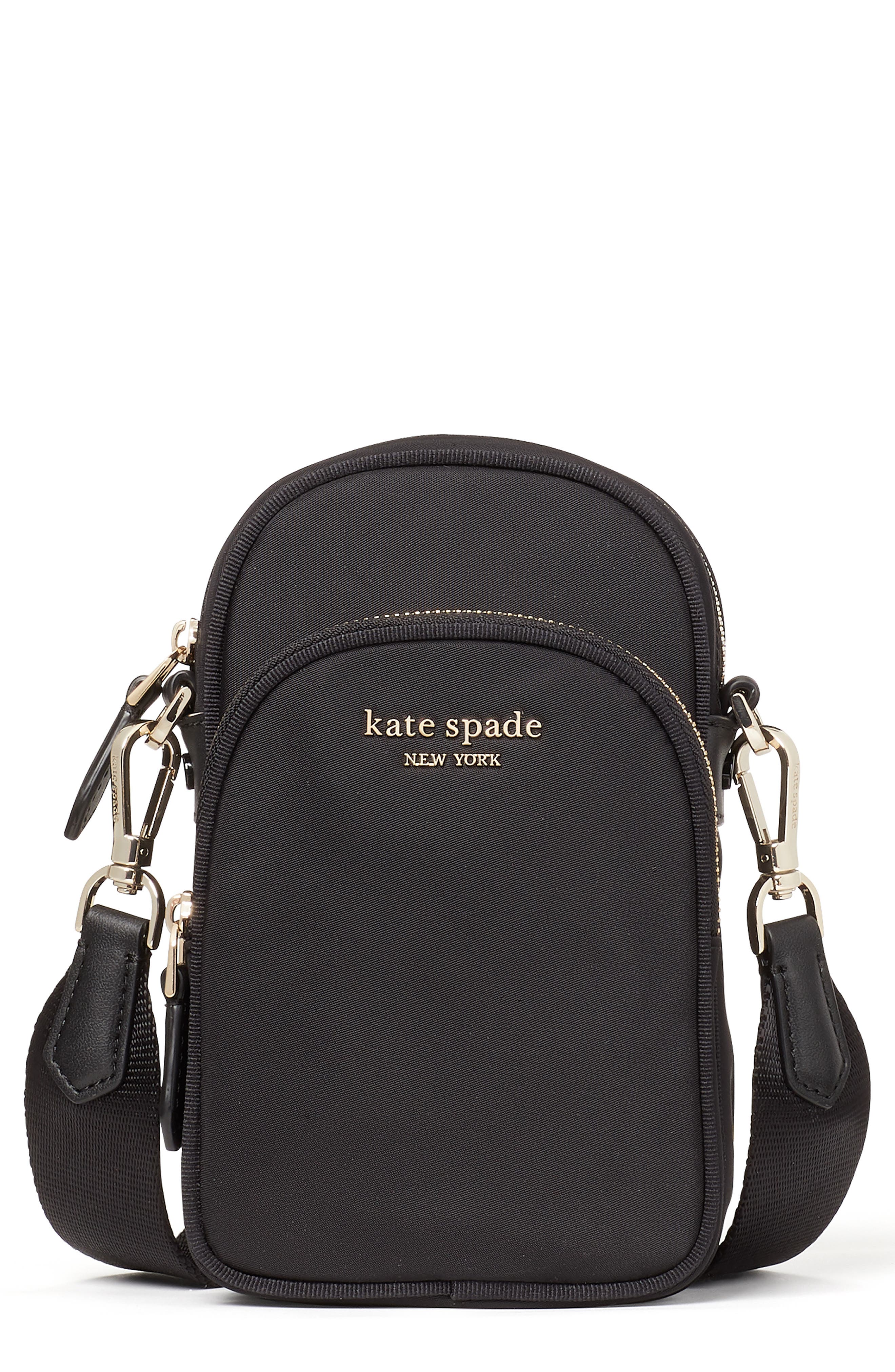 Kate Spade New York sam the little better nylon north & south phone crossbody bag, Main, color, 