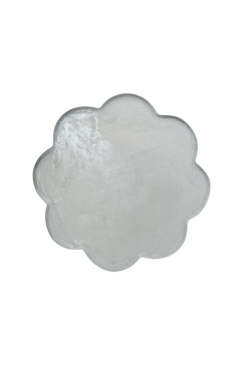 Pressed Scalloped Cheese and Serving Board, Alternate, color, Clear