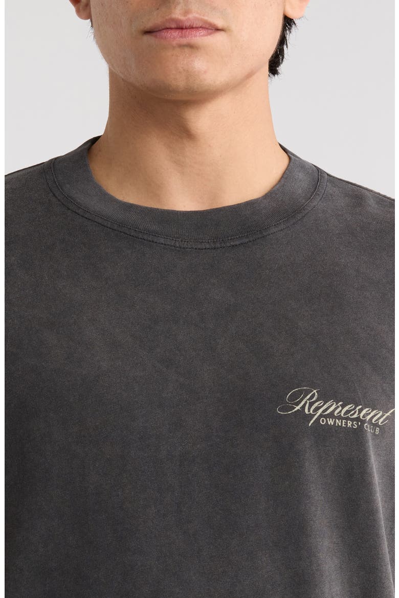 Owners' Club Script Graphic T-Shirt, Alternate, color, VINTAGE GREY