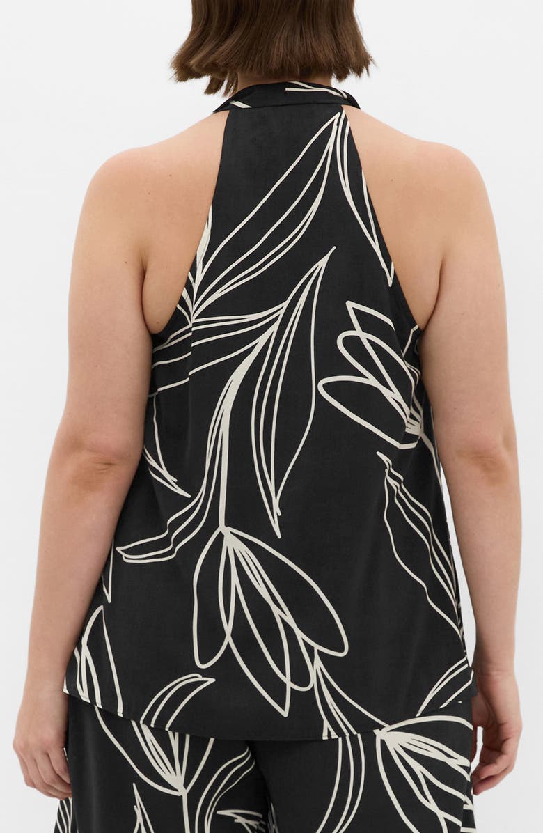 City Chic Shania Cowl Neck Sleeveless Top, Alternate, color, 