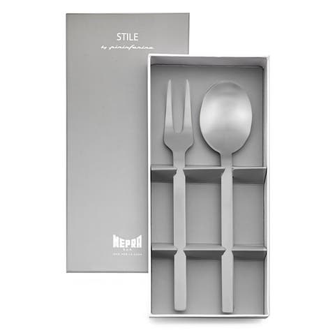 Stile Ice By Pininfarina Serving Set - 2 Pieces