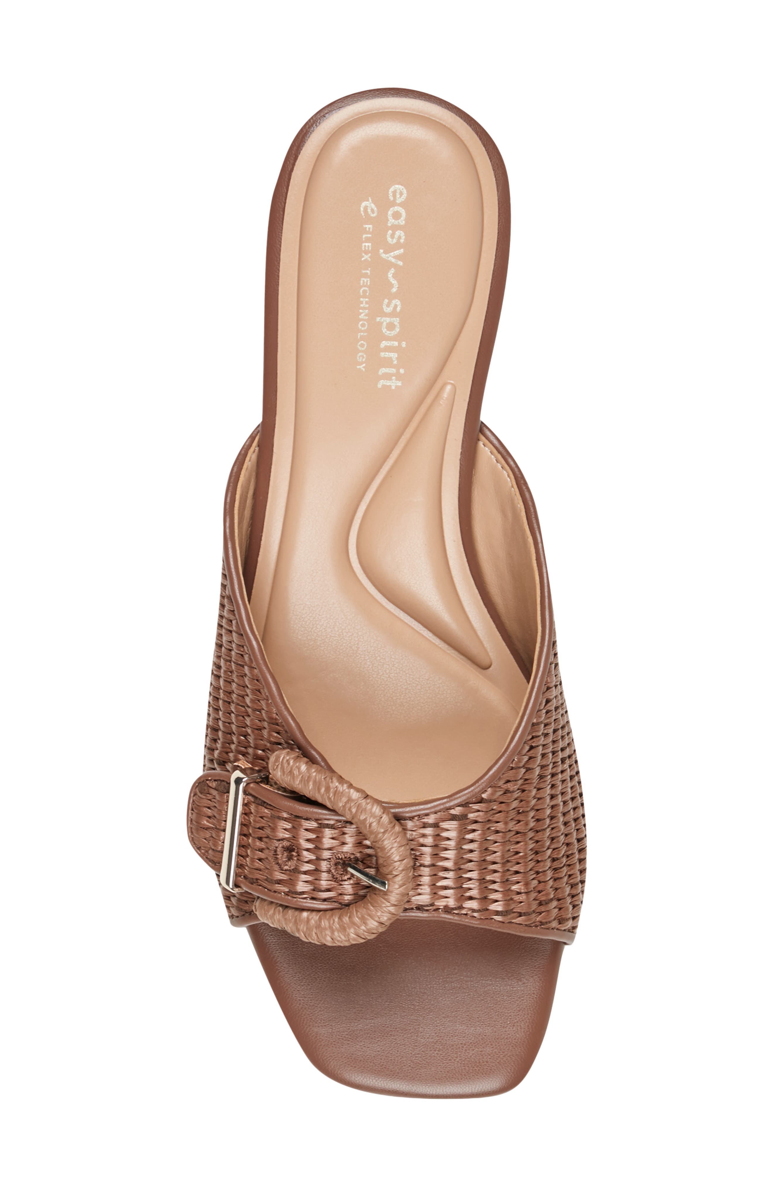 Rosalind Slide Sandal, Alternate, color, DARK BROWN