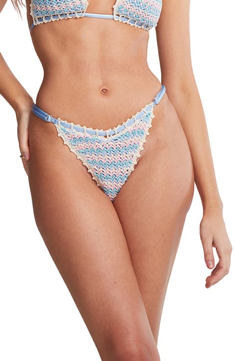 Isabella Multicolor Crochet Bikini Bottoms