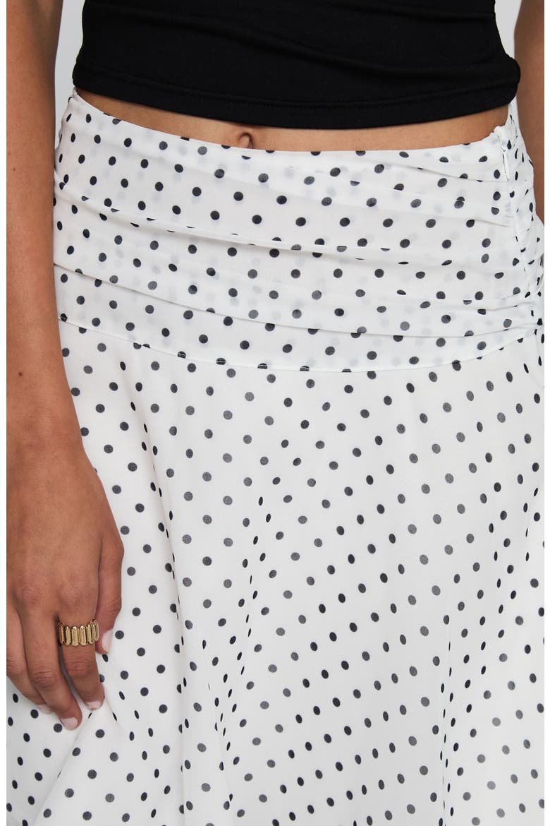 Layered Asymmetric Skirt, Alternate, color, WHITE / POLKA DOT