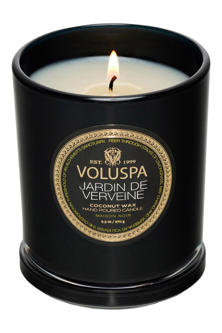 Jardin de Verveine Boxed Classic Candle, Alternate, color, BLACK TONES
