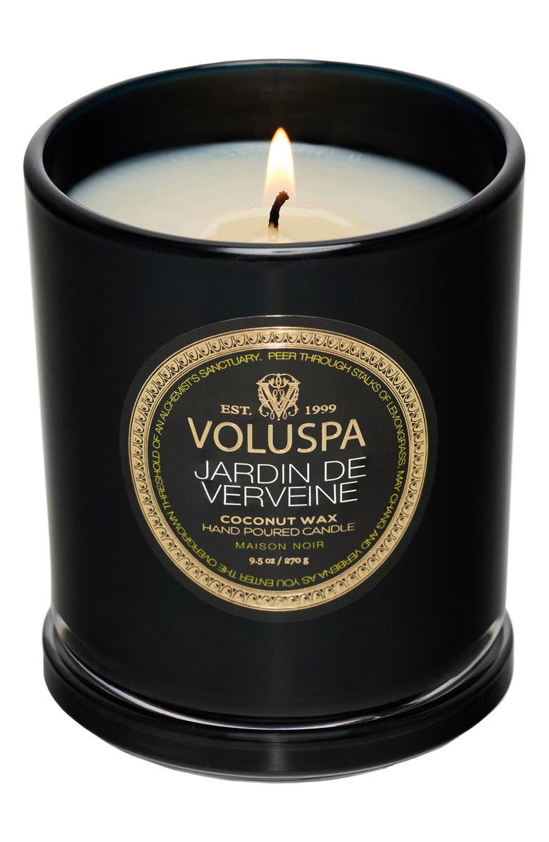 Voluspa Jardin de Verveine Boxed Classic Candle, Alternate, color, Black Tones