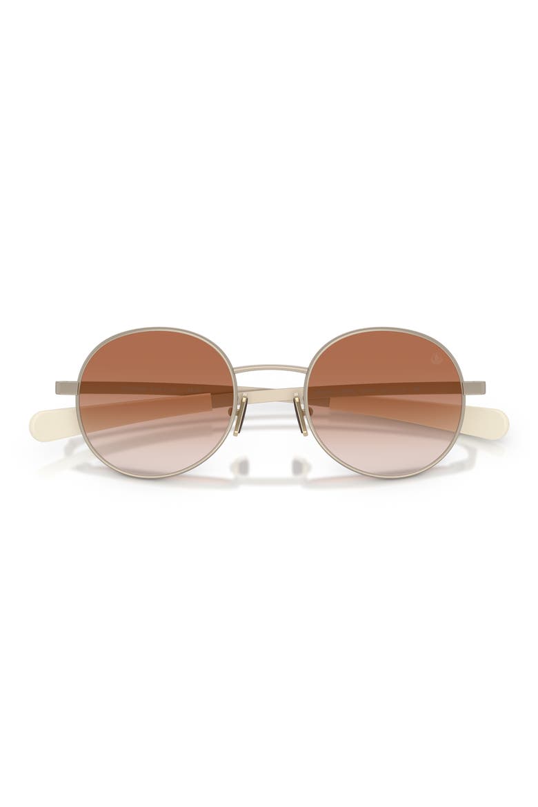 Centro 50mm Gradient Oval Sunglasses, Alternate, color, MATTE BRONZE / GRADIENT PINK