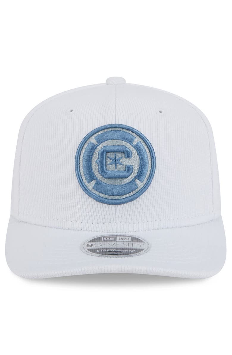 New Era Men's New Era  White Chicago Fire 2025 Jersey Hook 9SEVENTY Stretch-Snap Hat, Alternate, color, 