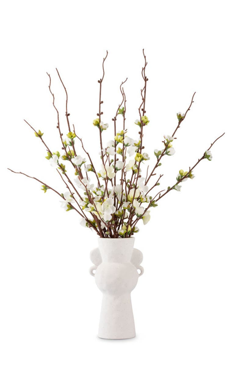 CocoBella Leif Quince Bud Pedestal Arrangement, Main, color, 