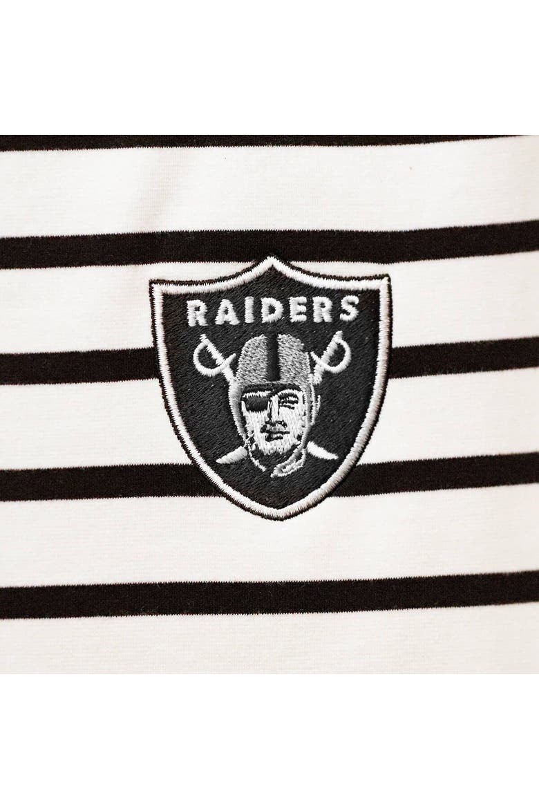 Women's Tommy Bahama White Las Vegas Raiders Tri-Blend Jovanna Striped Dress, Alternate, color, White