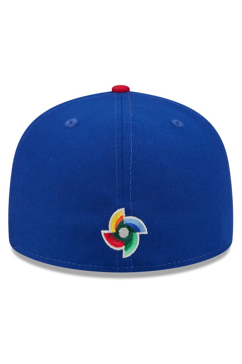 Men's New Era  Blue/Red Puerto Rico Baseball 2026 World Baseball Classic 59FIFTY Fitted Hat, Alternate, color, Blue