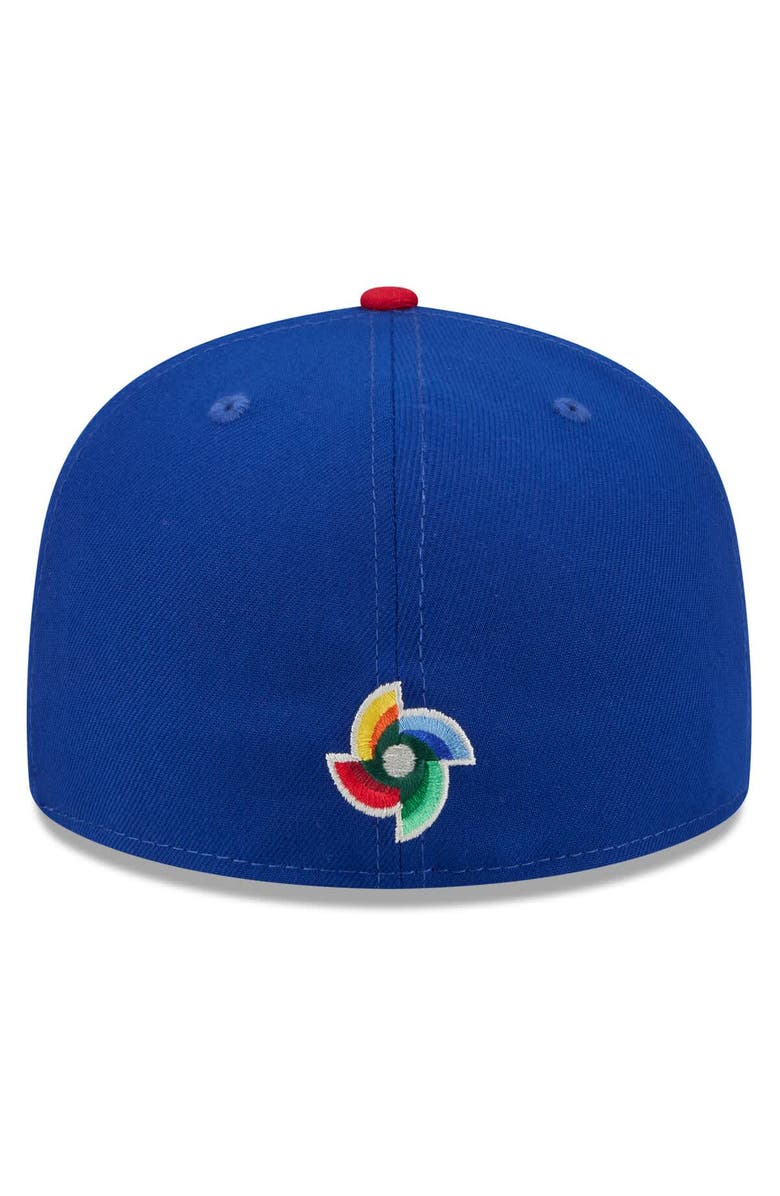 New Era Men's New Era  Blue/Red Puerto Rico Baseball 2026 World Baseball Classic 59FIFTY Fitted Hat, Alternate, color, Blue