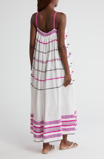 Eda Stripe Cover-Up Sundress