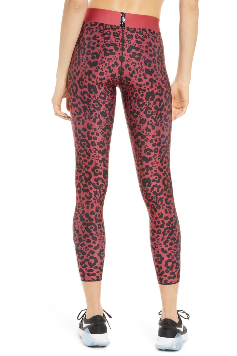 Leopard Leggings, Alternate, color, APRICOT