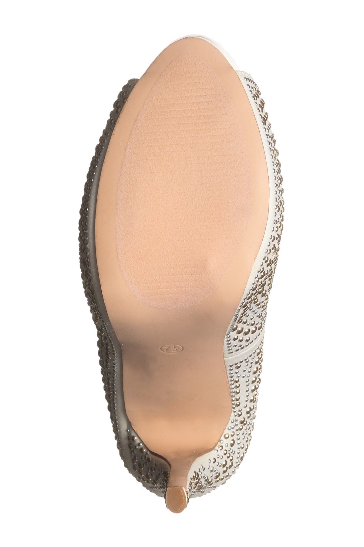 Lauren Lorraine 'Candy' Crystal Peep Toe Pump, Alternate, color, 