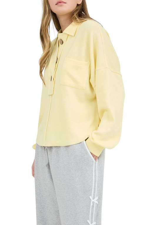 BLU PEPPER BLU PEPPER BUTTON PLACKET SWEATER TOP 