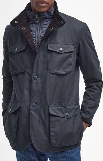 Barbour Ogston Water Resistant Waxed Cotton Jacket | Nordstrom Barbour Ogston Water Resistant Waxed Cotton Jacket | Nordstrom