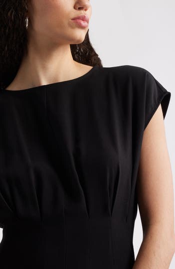 Pleated A-Line Dress