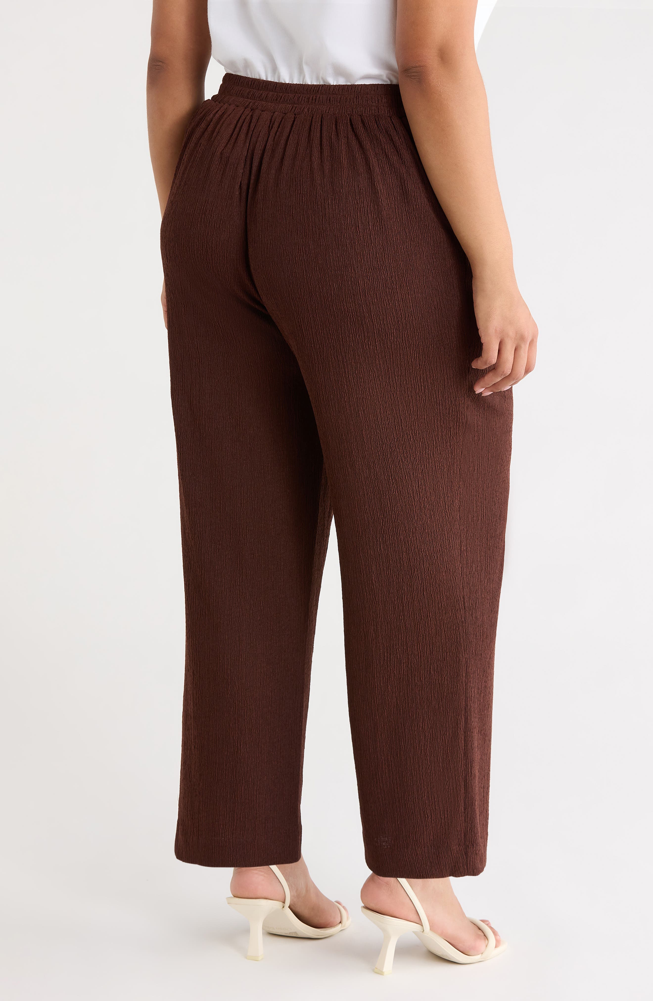 Knit Pull-On Wide Leg Pants - image 2