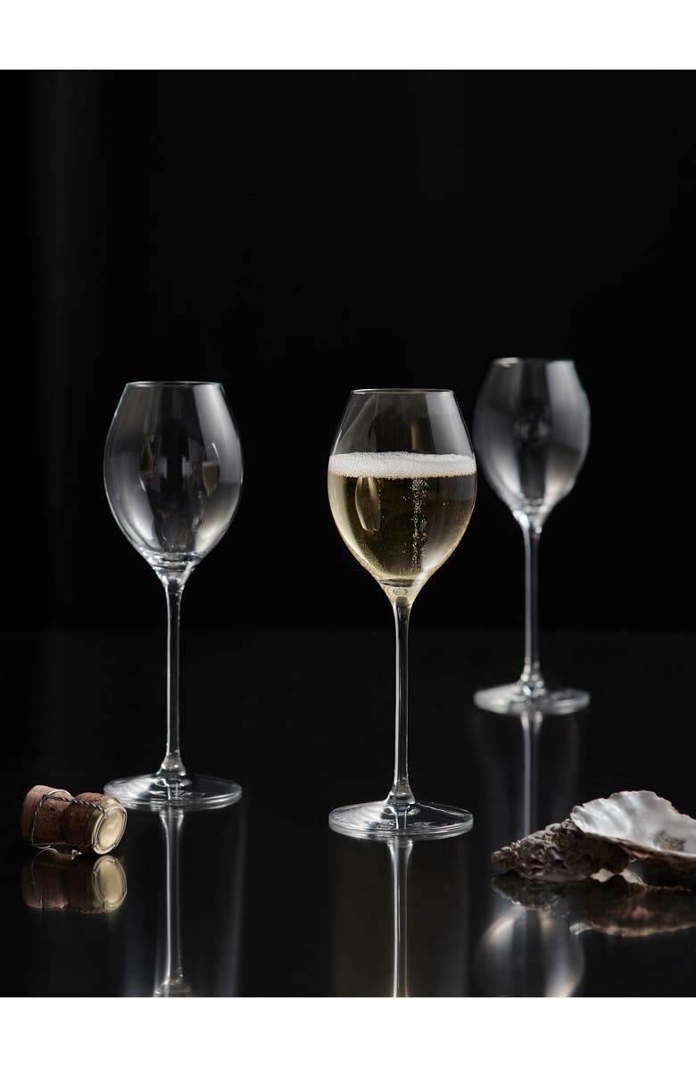 Orrefors More Set of 4 Champagne Boules, Alternate, color, Clear