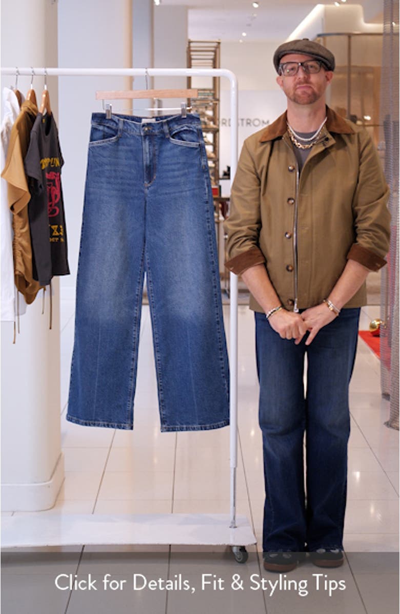 The Mischa Super High Waist Wide Leg Jeans, sales video thumbnail