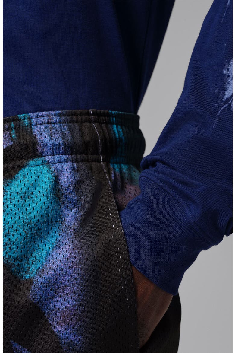 Brooklyn Dream Dunk Shorts, Alternate, color, BLACK/ WHITE