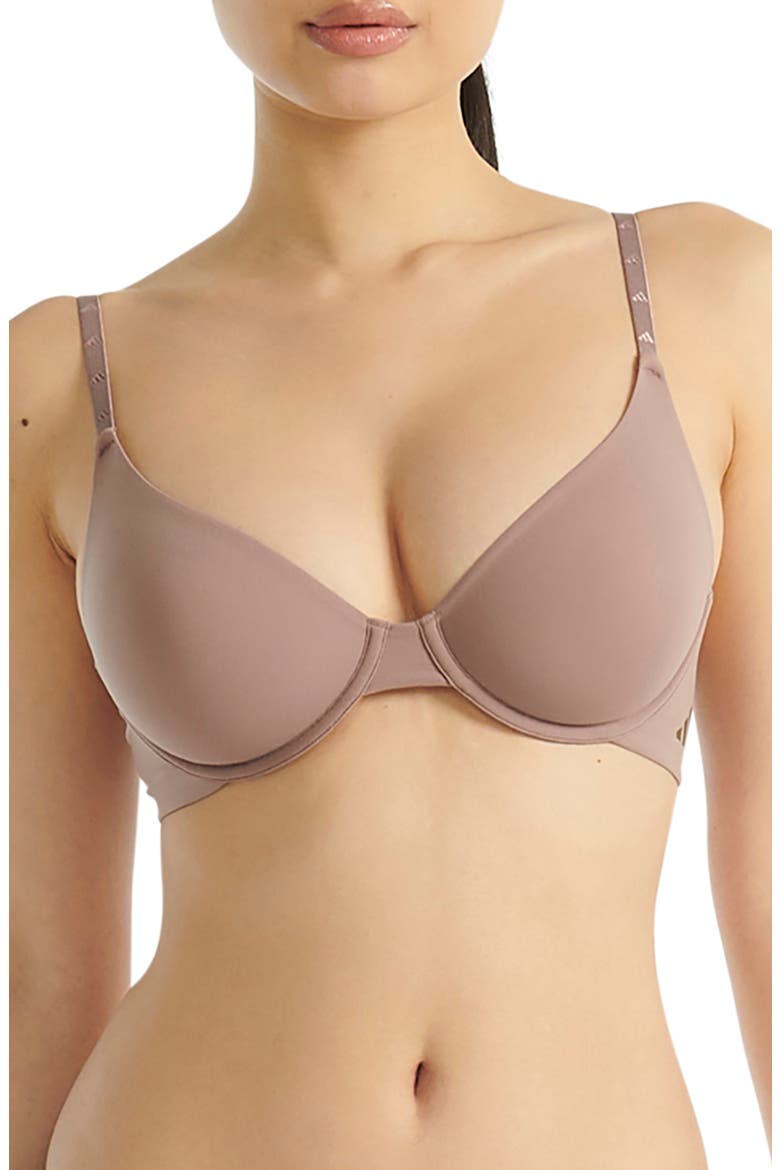 Underwire T-Shirt Bra, Main, color, WONDER OXIDE