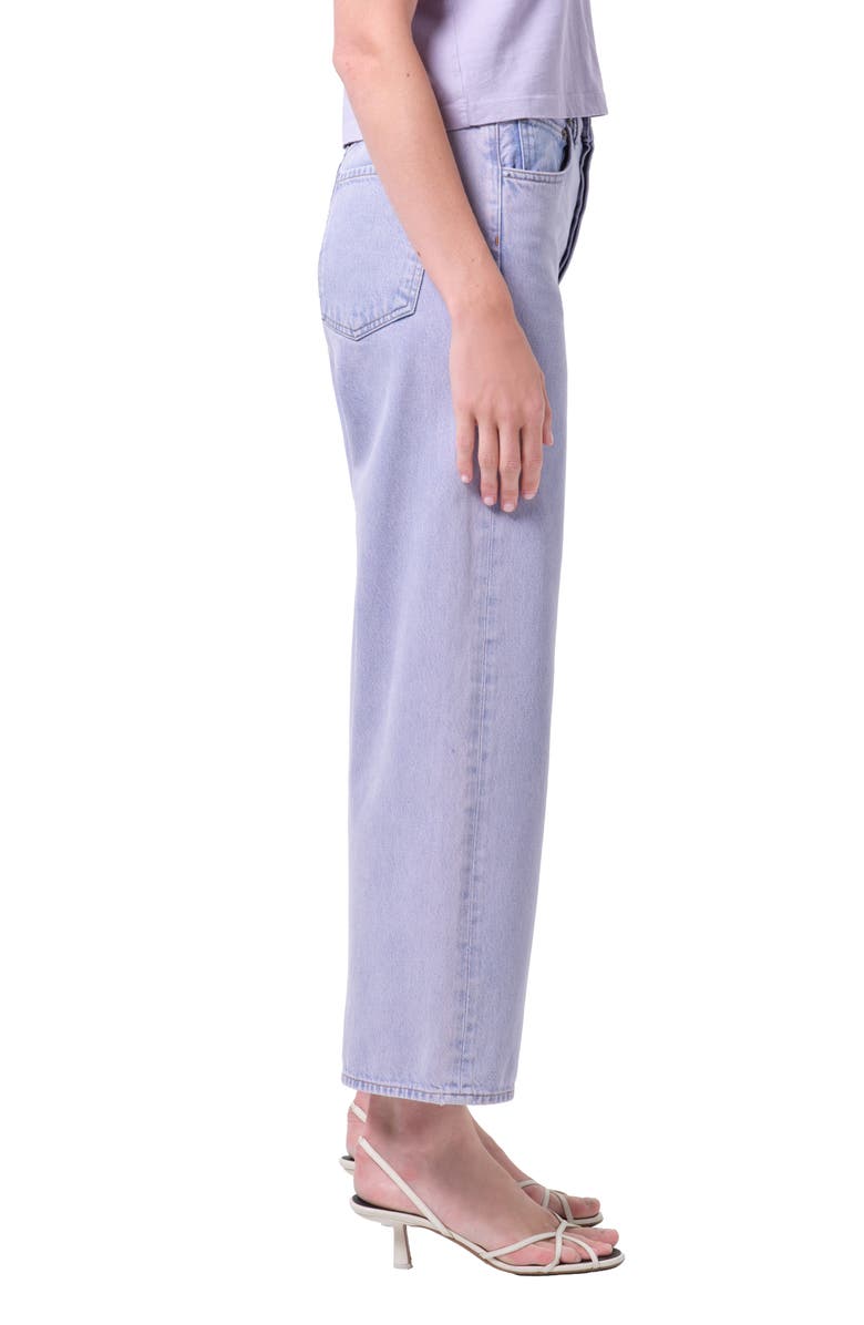 AGOLDE Ren High Waist Ankle Wide Leg Jeans, Alternate, color, Aura