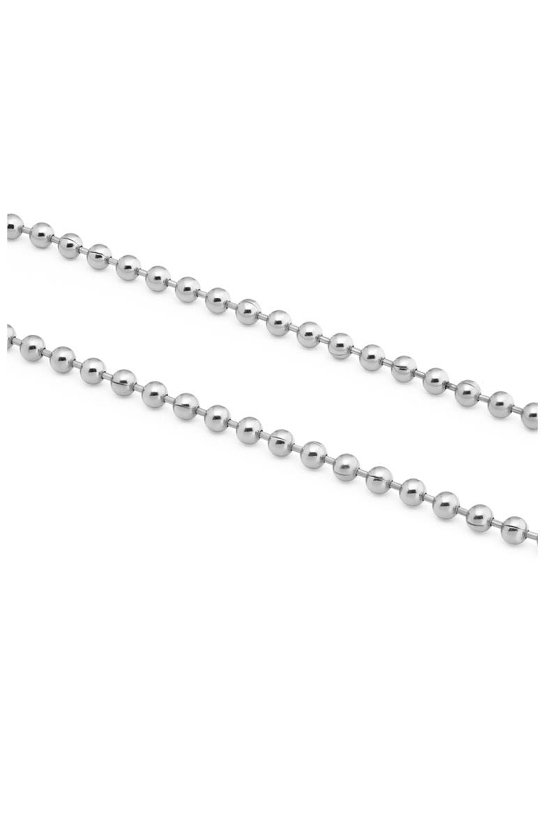 Pulse Bead Necklace, Alternate, color, Silver