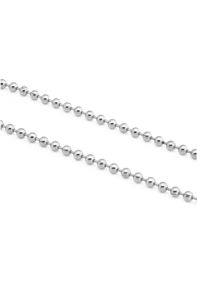 UNODE50 Pulse Bead Necklace, Alternate, color, Silver