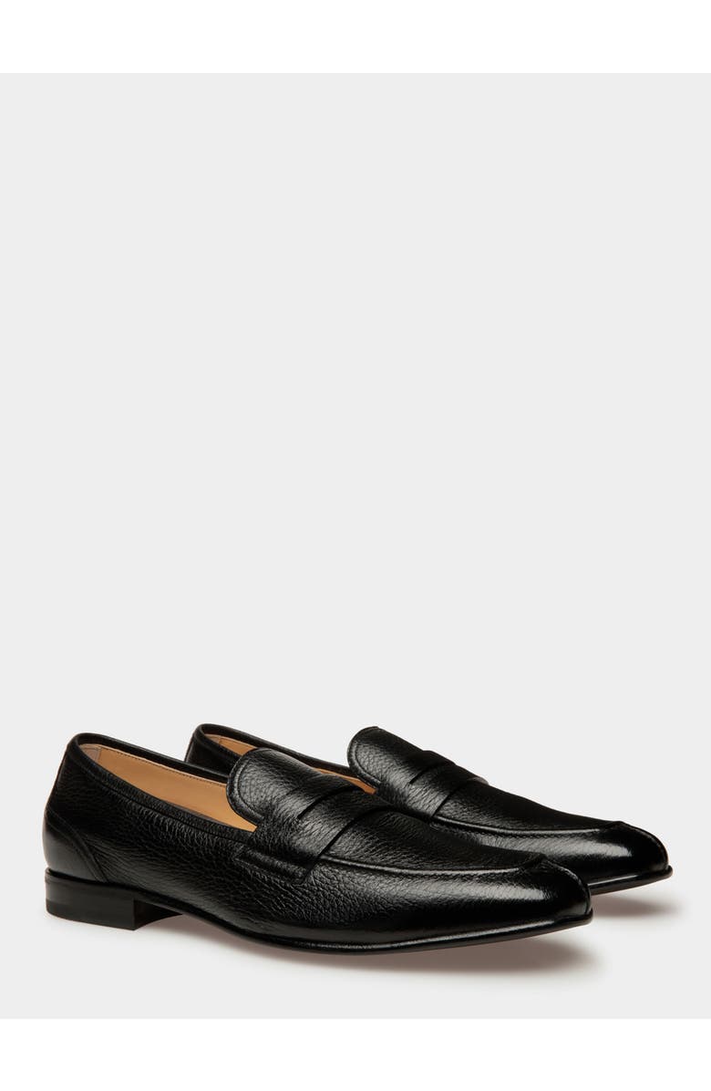 Bally Suisse Loafers In Leather, Alternate, color, Black